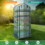 Mini Greenhouse for Indoor Outdoor, 5 Tier Shelves Rack Small Green House Heavy - Image 3