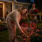 Solar Heart Garden Stake Light - Image 9