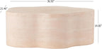 Christopher Knight Home Rhett Cloud-Shaped Lightweight Concrete Coffee Table - Image 2