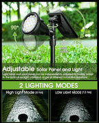 DBF Solar Spot Lights Outdoor Waterproof IP65, Cool White, 600LM High Bright - Image 5