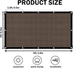 Sun Shade Cloth with Grommets, 90% UV Protection Shade Fabric, Pergola Shade - Image 2