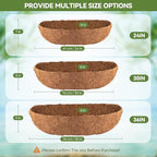 2Pcs Trough Coco Liner 24" Coco Coir Liners - Image 6