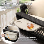 Grepatio Wicker Hanging Porch Swing - Image 3