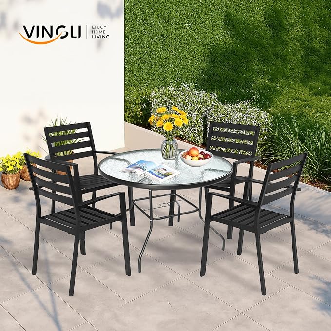 VINGLI 40'' Outdoor Dining Table - Image 2