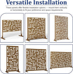 Outdoor Privacy Screen, Freestanding Privacy Fence Panels - Image 4