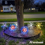 Anordsem Solar Garden Lights Outdoor: Bendable Copper Wire - Image 8