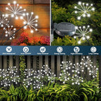 Solar Garden Lights 2 Pack Waterproof Swaying Starburst Light Solar Outdoor - Image 5