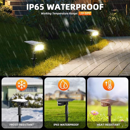 3 Brightness Modes Solar Outdoor Lights - Image 2