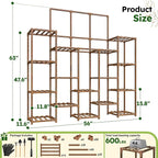 EnHomee 63''H Plant Stand Indoor Tall Plant Stands Outdoor - Image 8