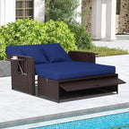 RELAX4LIFE Wicker Patio Outdoor Daybed - Image 2