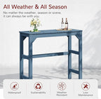 Stoog All-Weather Patio Bar Set, 3-Pieces Outdoor Bar Table and Stools Set - Image 3