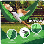 Camping Hammock Lightweight, Portable Hammocks Parachute Hammock - Image 3