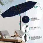 AreShark 9 FT Patio Umbrella for Outdoor, Outdoor Umbrella - Image 5