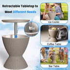 EasyUp Outdoor Cooler Bar Table – 8 Gallon Outdoor Patio Cooler Table - Image 4