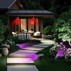 TECKNET Solar Color Changing Lights, 7 Lighting Modes Solar Spot Lights Outdoor - Image 7