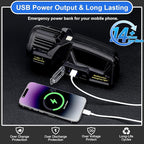 Rechargeable Spotlight Flashlight, Peascat 2, 000L Lumens LED Handheld Spot - Image 5
