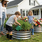 Galvanized Metal Raised Garden Bed Kit - Image 6