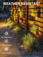 SUNVIE 12 Pack Low Voltage Landscape Lighting 12W LED Outdoor In-Ground - Image 4