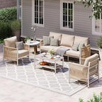 Aluminum Outdoor Patio Furniture Set by Oasbira