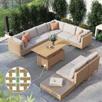 Grand patio 10-Piece Wicker Patio Furniture Set by GrandPatio