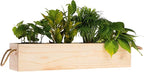 Wooden Planter Box, Rustic Barn Wood/Whitewash - Image 3