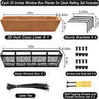 Halatool 2Pack 30 Inch Window Box - Image 2