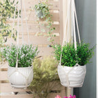 YIBOT Macrame Plant Hanger Indoor Set of 2 - Image 4