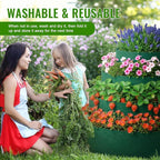 4 Pcs Plant Grow Bags 4 Tiered Strawberry Planter Tower Fabric Raised Garden - Image 3