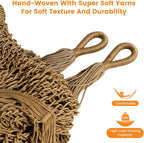 Lazy Daze Hammocks Handwoven Mayan Hammock, 10.5 FT Soft Rope Double Hammocks - Image 4