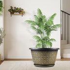 4 Pack 16 Inch Planter, Large Plastic Flower Pots Outdoor Indoor - Image 2