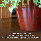 Classic Home and Garden Premiere Collection Planter Vogue, Patina Copper - Image 7