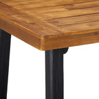 Christopher Knight Home Toby Outdoor Acacia Wood Dining Table, Sandblast Teak - Image 3