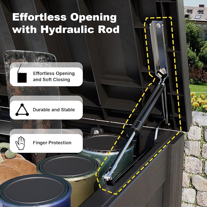 ROJIK Outdoor Storage Housing Deck Box - Image 4