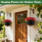3-Piece Set of 10-Inch Hanging Planters - Image 5