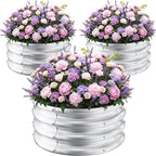 ZXZYHFTY Round Galvanized Raised Garden Bed kit, Round Large Metal Raised by ZXZYHFTY