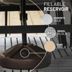 US Weight Durable Fillable Umbrella Base - Image 4