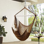Lazy Daze Hammocks Chair Caribbean Hanging Rope Swing Chair, Soft-Spun Cotton - Image 3