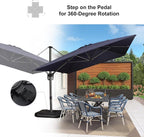 PURPLE LEAF 10'×13' Patio Umbrella - Image 5