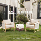 Patio Ottoman Cover, 100% Waterproof 600D Heavy Duty Outdoor Table Cover - Image 9