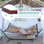 TegerDeger 12FT 2 Person Hammock Large Hammock 450LB Capacity - Image 3