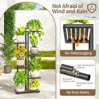 LASZOLA 5 Tier Plant Stand Indoors Outdoors - Image 4