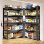 REIBII Storage Shelves 2020LBS Garage Shelving Heavy Duty Metal Shelving 5 Tier - Image 6