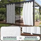 Outdoor Curtains for Patio Waterproof 6 Panels - Image 2