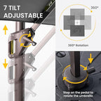 10 X 13 FT Cantilever Patio Umbrella - Image 6