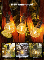 Brightown Outdoor String Lights, 50FT 25 G40 Bulbs Shatterproof Patio Lights - Image 3