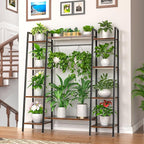 Plant Stand Indoor with Grow Lights, 6 Tiered Metal Plant Shelf, Corner Plant - Image 4