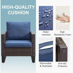 Belord 7 Pieces Patio Furniture Set - Image 4