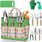 Gardening Tools 10-Piece Heavy Duty Stainless Steel Hand Tools by HoHaing
