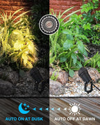 SUNVIE Dusk to Dawn Outdoor Lighting 120V LED Spot Lights Outdoor Landscape - Image 2