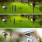 Green Solar Spot Lights Outdoor, St. Patrick's Day Decor Lights - Image 5